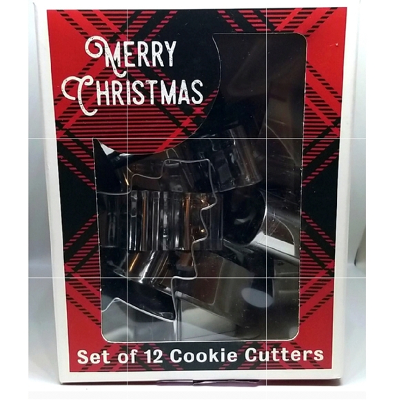 Christmas Other - Xmas  - Christmas Set of 12 Cookie Cutters New!
